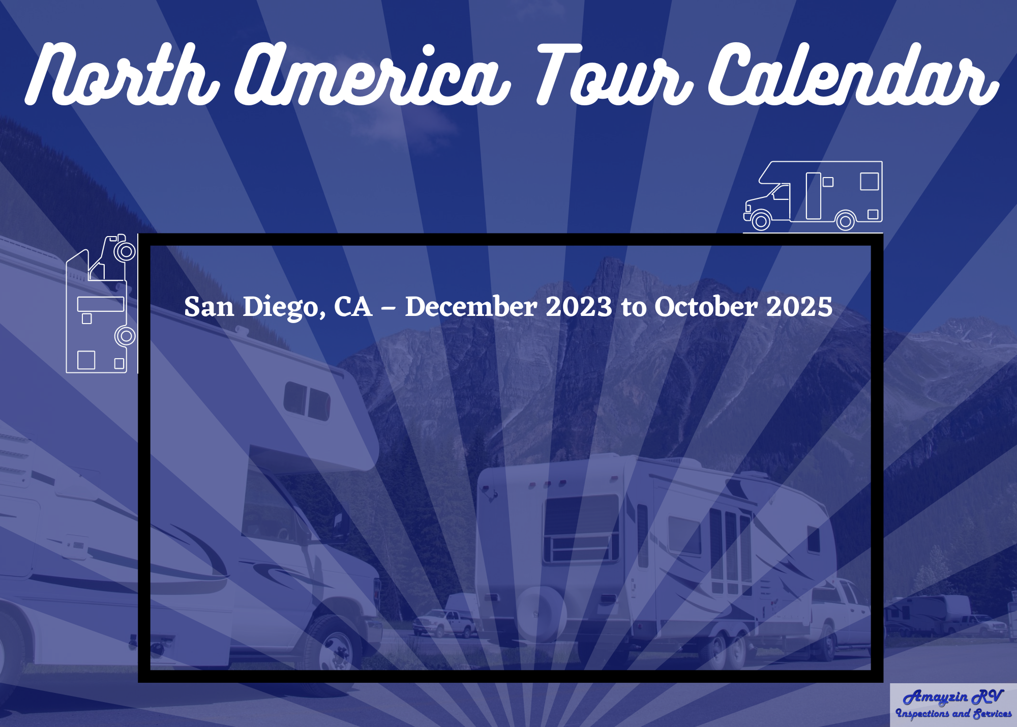 North American Home Inspection Tour Calendar